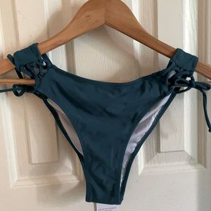 CUPSHE Cheeky Teal Bikini Bottoms